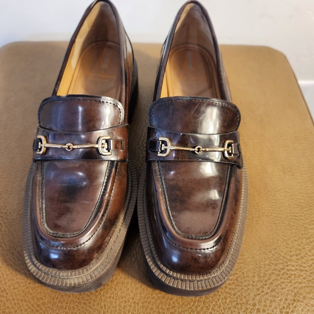 Sam Edelman New York women's loafers Size 7 Spiced Brandy